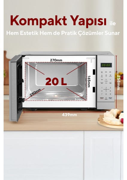 Silver Dijital Mikrodalga Fırın Hm-13 fiyatları