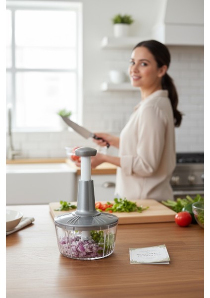 3 Bıçaklı Solingen Paslanmaz Çelik Bıçaklı Basmalı El Rondosu Bas Kes Manuel Sebze Doğrayıcı modelleri