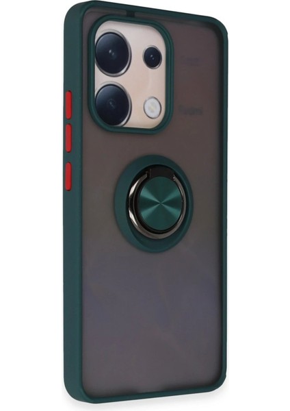 Xiaomi Redmi Note 13 4g Kılıf Montreal Yüzüklü Silikon Kapak - YEŞIL-(5796) - N199J565-M09199 fiyatları