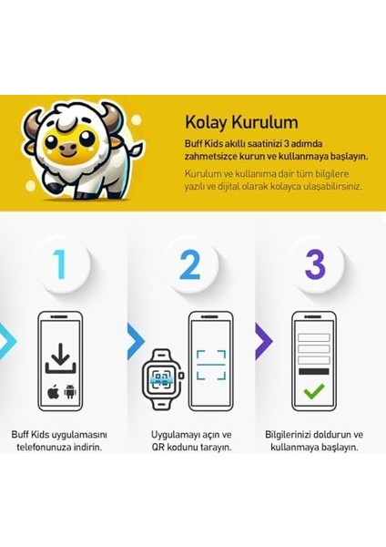 Buff Kids Play 4.5g Sim Kartlı Akıllı Çocuk Saati S Konum Takibi Görüntülü Görüşme (Pembe) fiyatları