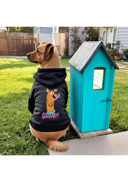 Scoob Baskili Ici Polarli Köpek Kıyafeti Sweatshirt