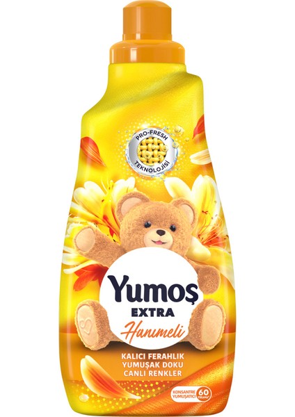 Extra Konsantre Çamaşır Yumuşatıcısı Hanımeli 1440 ml 60 Yıkama x 6 Adet modelleri