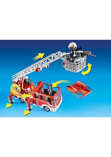 City Action 9463 Işıklı ve Sesli, Merdivenli Itfaiye Aracı, 5 Yaşından Itibaren indirimleri