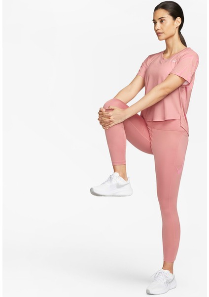 Dri-Fit Fast Mid-Rise Swoosh Hbr Graphic 7/8 Running Kadın Tayt fiyatları