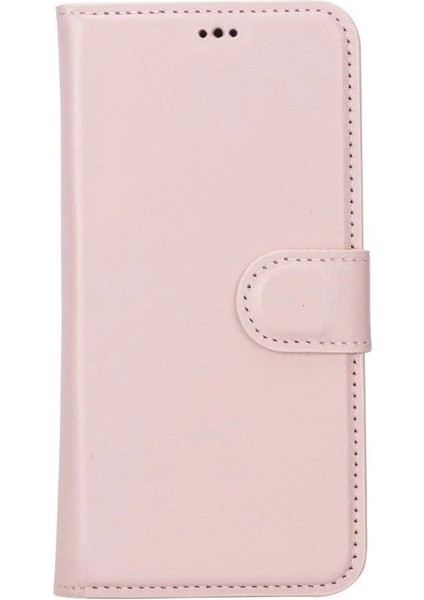 Apple iPhone 14 Pro Uyumlu Deri Cüzdanlı Kılıf Mwwn Nu2 Pembe fırsatları