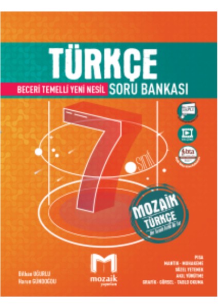 Nartest 7.sınıf Türkçe Soru Bankası ve Mozaik Türkçe Soru Bankası +1 Deneme Hediyeli modelleri