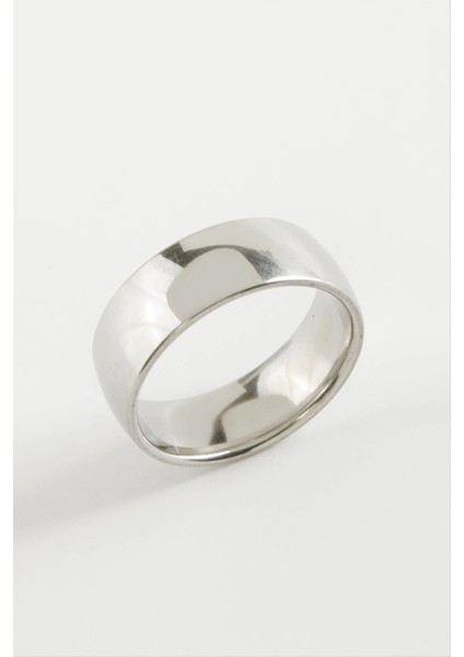 Çelik Alyans Yüzük 8 mm