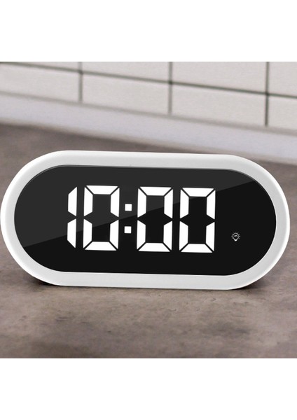 Çalar Saat, Büyük LED Ekranlı Dijital Çalar Saat, Taşınabilir Başucu Tamamen Ayarlanabilir Karartıcı, 12/24 Saat, Erteleme Beyaz, Beyaz (Yurt Dışından) fırsatları