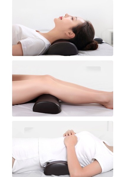Masaj Yastığı, Elektrikli Masaj Yastığı Servikal Traksiyon Boyun Masajı Vücut Shiatsu Cihazı Rahatlama Için, Ab Fişi, Kahverengi (Yurt Dışından) modelleri