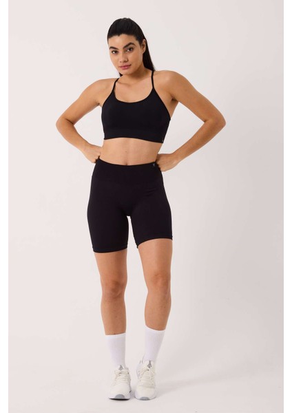 Luma Spor Şort Yüksek Bel Esnek Şekillendirici ve Toparlayıcı Seamless Tayt Kısa Şort fiyatları