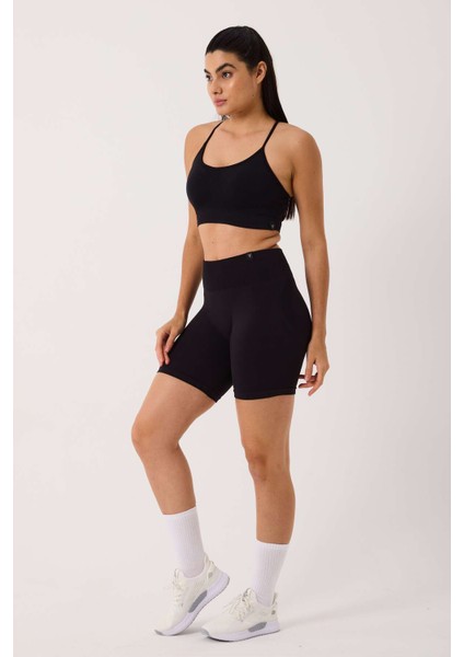 Luma Spor Şort Yüksek Bel Esnek Şekillendirici ve Toparlayıcı Seamless Tayt Kısa Şort indirimleri