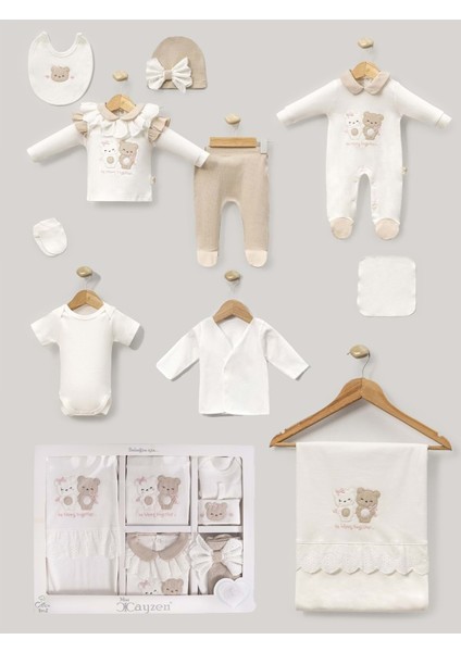 Cayzen Kardeş Ayıcık 10 Parça Hastane ÇIKIŞI-3030868 - Kahverengi