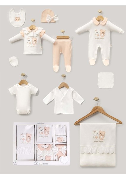 Cayzen Kardeş Ayıcık 10 Parça Hastane ÇIKIŞI-3030868 - Somon