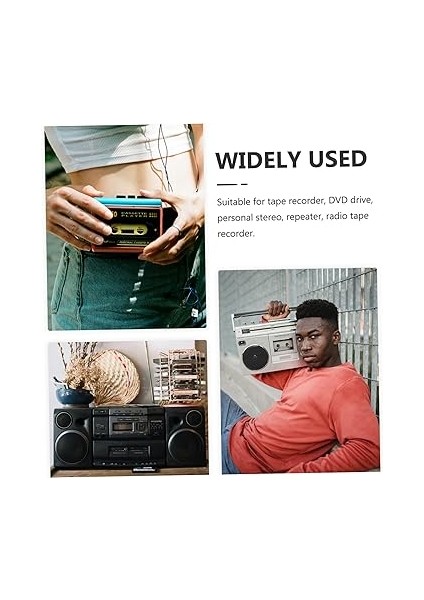 50 Adet Teyp Kemer Kaset Kaydedici Parçalar Tamirat Kemer Bandı Pikap Kemeri Lastik Kayış Teyp Için Lastik Kemer Kaydedici Tamir Aksesuarları Kaset Kemeri Silgi Black indirimleri