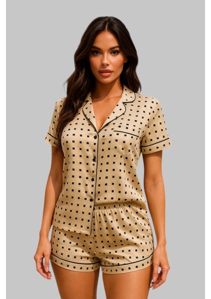 Olivia Ithal Saten Ikili Gecelik Tasarım W 2026