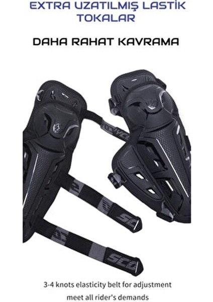 K26 Mafsalli Dizlik Nefes Alabilir Özelliklerle Motosiklet Kullanımına Uygun fırsatları