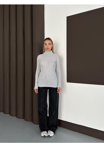 Unisex Pamuklu Balıkçı Yaka Boğazlı Kazak 2'li Set