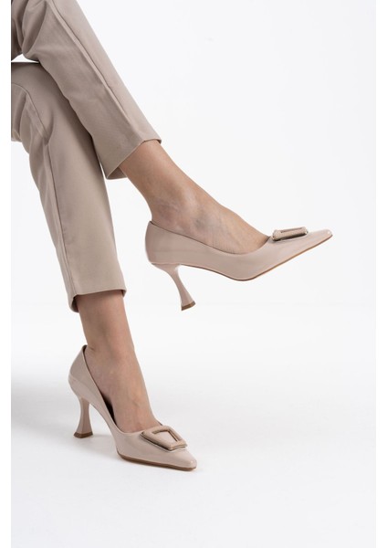 Modaserdem Nora Kadın Bej Rugan Ayakkabı indirimleri