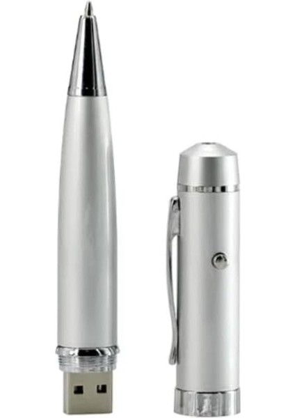 Kl-1 Sunum Kalemi 16 GB USB Bellek Özellikli Metal Kutulu Kırmızı Lazerli, LED Işıklı Pointer Kalemi Işaretçi Sunum Kalemi Metal Tükenmez Kalem indirimleri