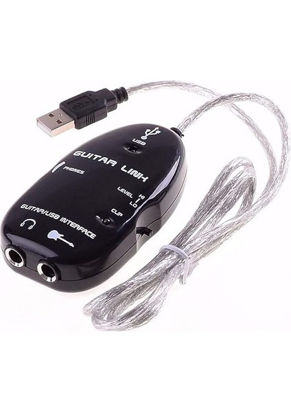 AL-4672 USB Gitar Guitar Link Kablosu Çevirici Dönüştürücü