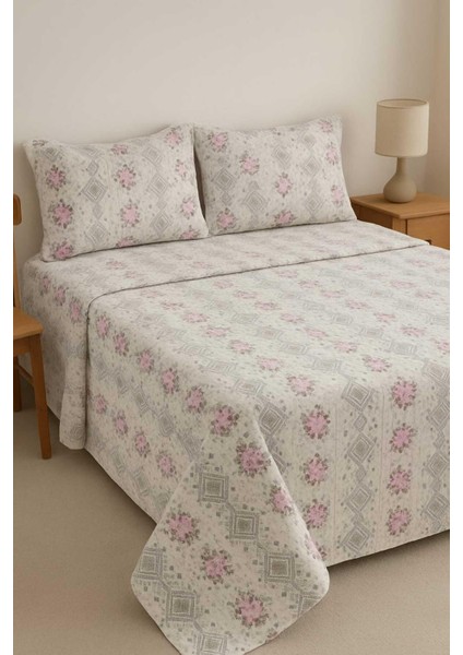 Yüzde Yüz Pamuk Kapıtone Çift Kişilik Pike Seti Kanaviçe fiyatları