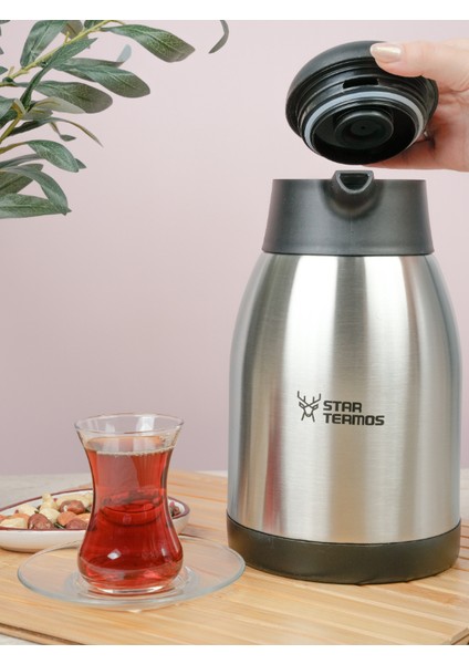 2 Litre Paslanmaz Çelik Termos | 12 Saat Sıcak 24 Soğuk Tutar fiyatları