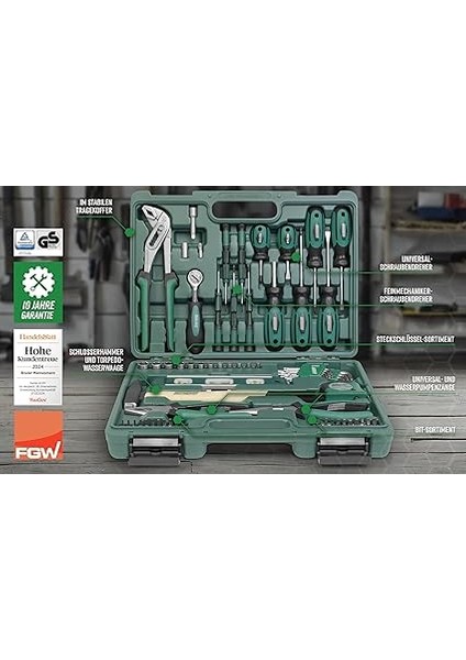 Mannesmann M29084 Alet Çantası, Donanım, 87 Parça fiyatları