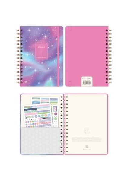 Spiralli Süresiz Renkli Planlayıcı Ajanda Motivasyon Sayfalı modelleri