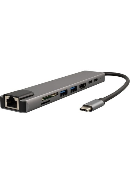 Type-C In, USB C Docking Station, Hdmı, Ethernet, 2 Usb, USB C, Pd, Sd, Tf, Compatible