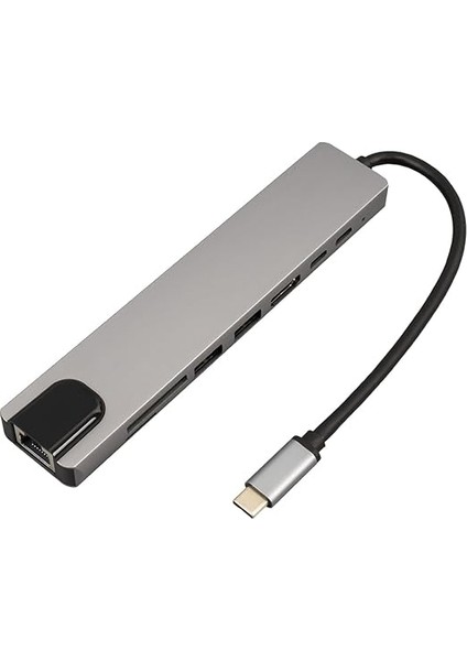 Type-C In, USB C Docking Station, Hdmı, Ethernet, 2 Usb, USB C, Pd, Sd, Tf, Compatible fiyatları