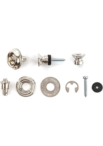 Dunlop Geleneksel Straplock Seti Nikel fırsatları