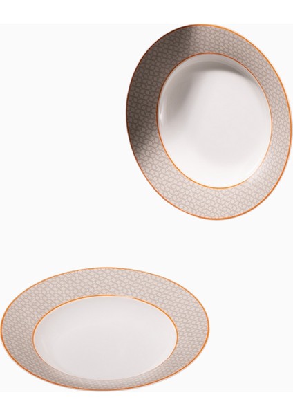 Soup Plates HV602 Bone China Ikili Çorba Tabağı Seti fiyatları