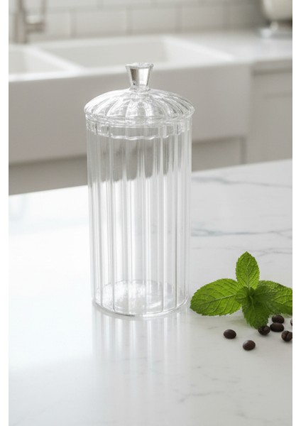 Averna Cam Saklama Kabı – Çay Kahve Bakliyat Kavanozu 750 ml