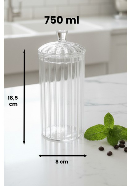 Averna Cam Saklama Kabı – Çay Kahve Bakliyat Kavanozu 750 ml modelleri