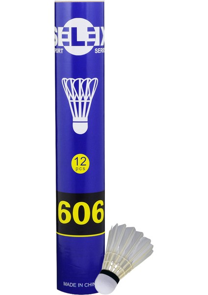 606 Kaz Tüyü 12'li Badminton Topu
