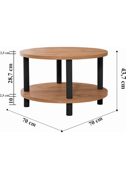 Dora Roby Sehpa Q70 cm modelleri