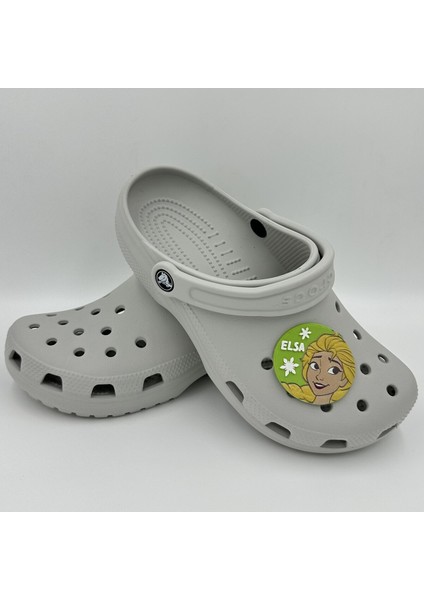 Terlik Süsü ve Aksesuarı , Çanta Süsü – Renkli Jibbitz Dev Boy 3D Kabartma Forzn Elsa Figür Aksesuar fiyatları