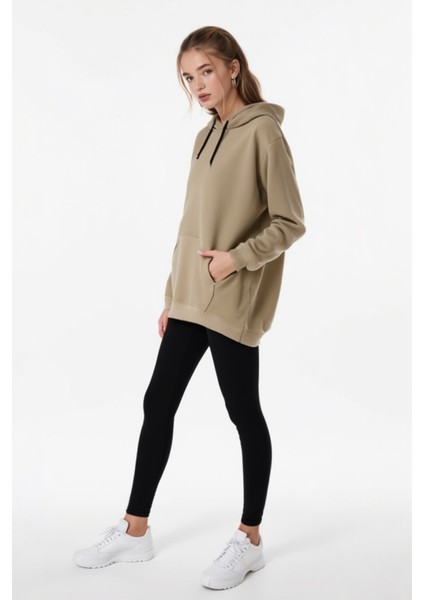 Kapüşonlu Kanguru Cep 3 Iplik Puf Yumuşacık (Içi Polarlı) fırsatları