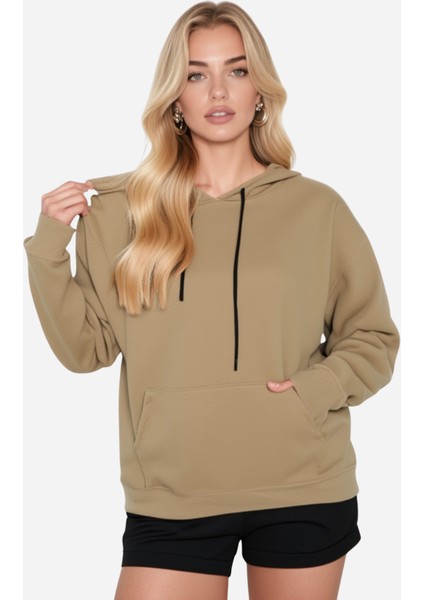 Kapüşonlu Kanguru Cep 3 Iplik Puf Yumuşacık (Içi Polarlı) indirimleri