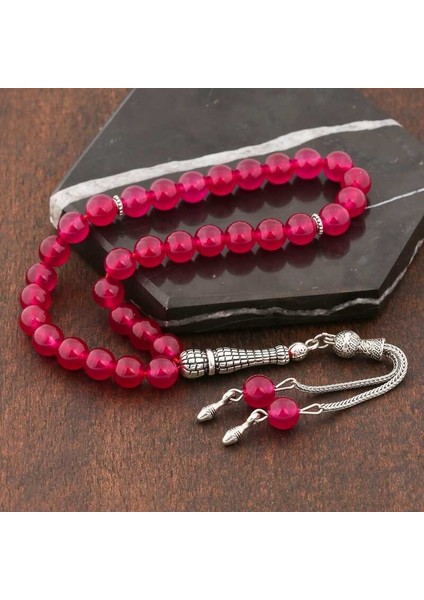 Brzm Doğaltaş Metal Püsküllü Yeşim Taşı Tesbih fiyatları