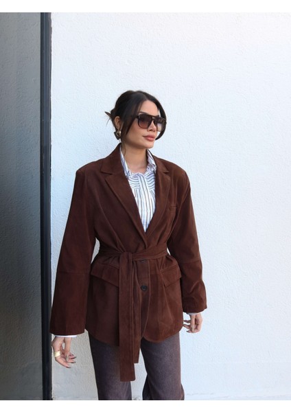 Süet Bağlamalı Ceket fiyatları