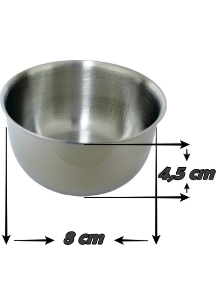 Paslanmaz Çelik Tıraş Kasesi, Berber Tıraş Tası, Sabun Köpürtme Kasesi ve Tıraş Sabunu Seti (Set-1) fiyatları