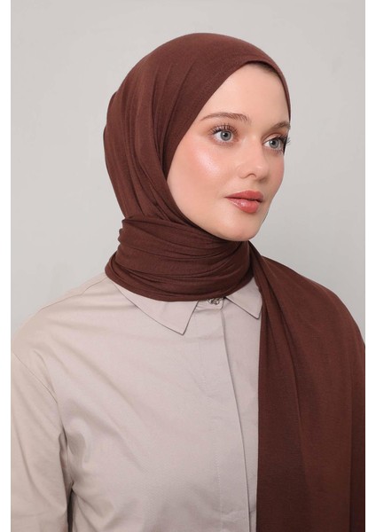 Acı Kahve Modal Penye Şal