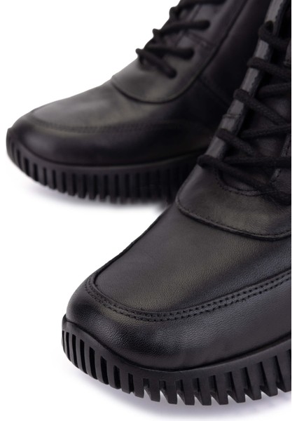 Kadın Hakiki Deri Siyah Floter Casual Bot 849 3460 Bn Bot SK25-26 Sıyah Fltr fırsatları