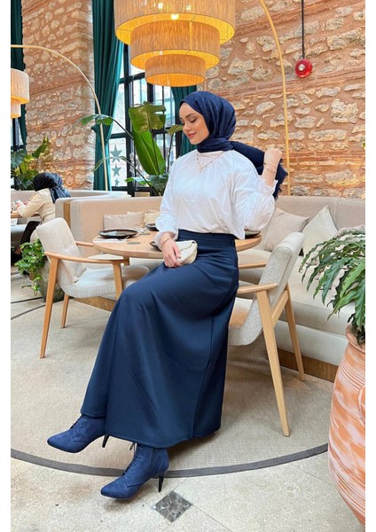 Kadın Bağlamalı A Form Tesettür Etek RY075 modelleri