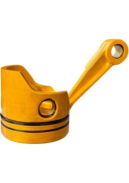 Araç Motor Pistonu Figür Şaraplık - El Işliği ile Boyanmış