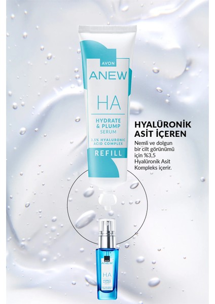 Anew Hyalüronik Asit Içeren Dolgun Görünüm Veren Serum Geri Dönüştürülebilir TÜP-30ML fiyatları