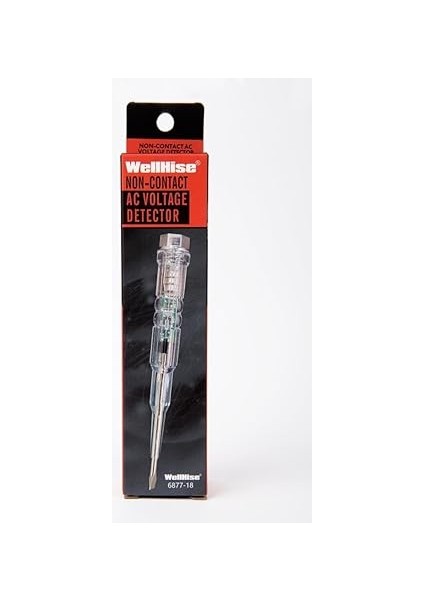 6877-18 Elektronik Kontrol Kalemi Voltaj Test Kalemi Faz Kalemi Işıklı Uyarı indirimleri