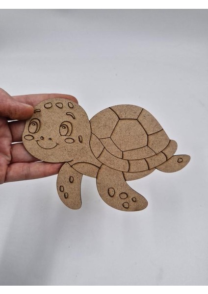 5 Adet Sevimli Kaplumbağa Ahşap Boyama Okul Dıy Etkinlik Aktivite Sanat 15 cm x 11 cm fiyatları
