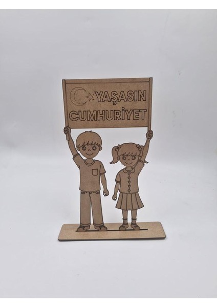 5 Adet Yaşasın Cumhuriyet Ahşap Boyama Okul Dıy Etkinlik Aktivite Sanat 25 cm x 13 cm indirimleri